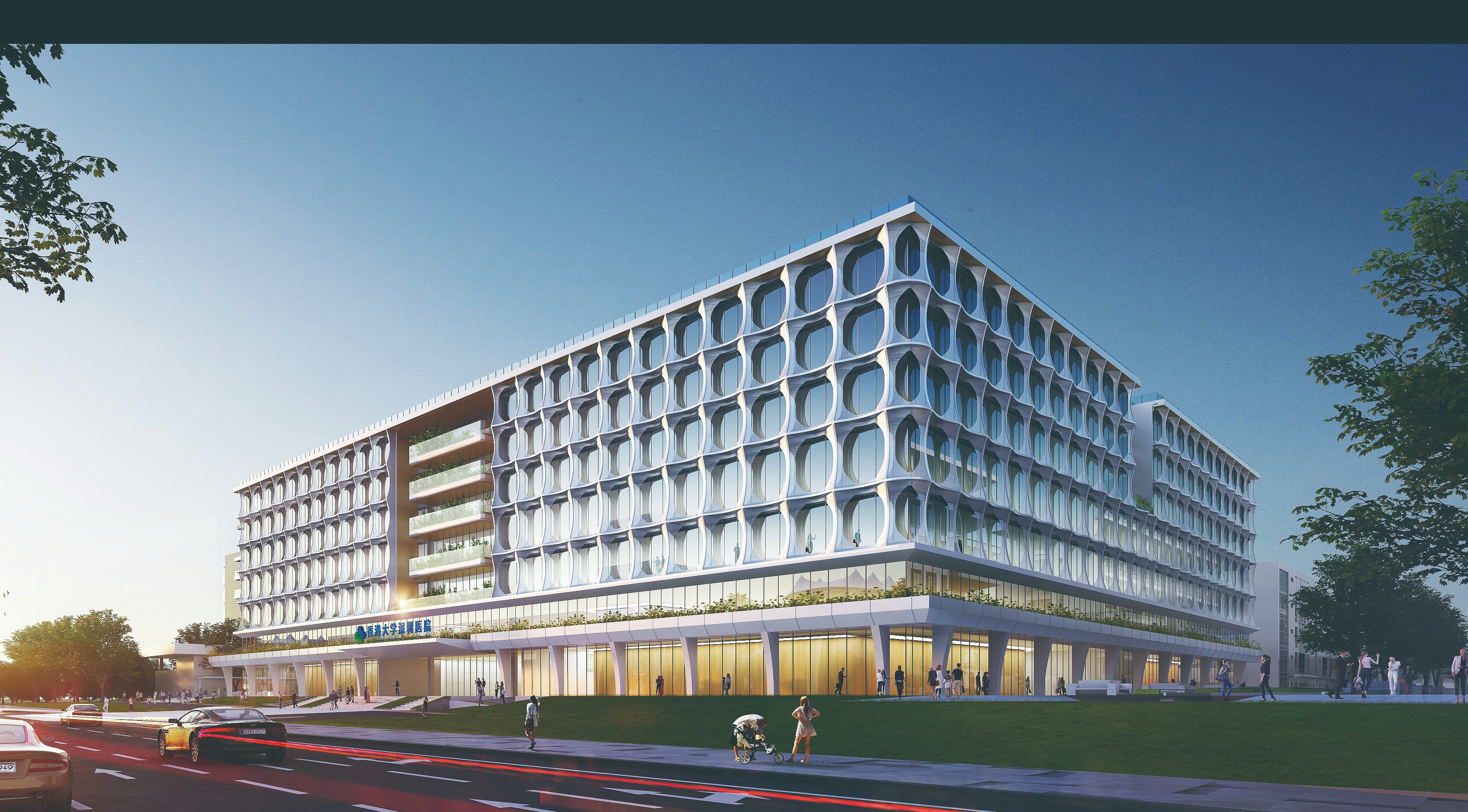 医筑匠心，膜护健康！长江智联中标港大深圳医院二期膜结构工程